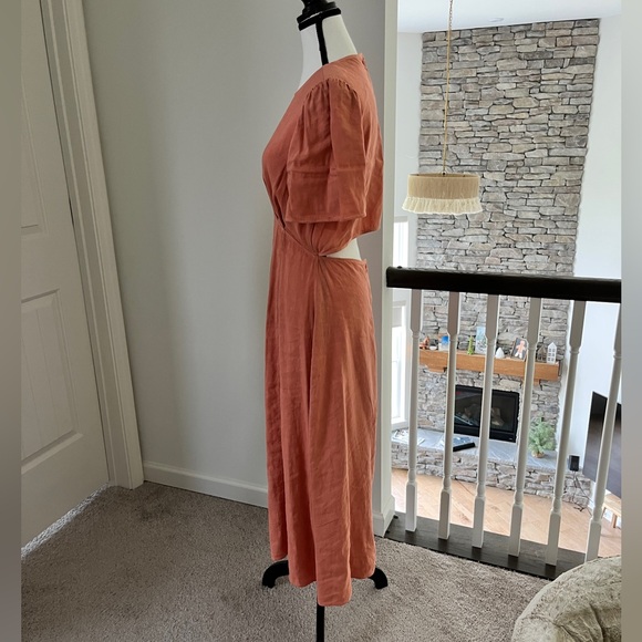 Zara Back Open Midi Dress - Picture 3 of 8